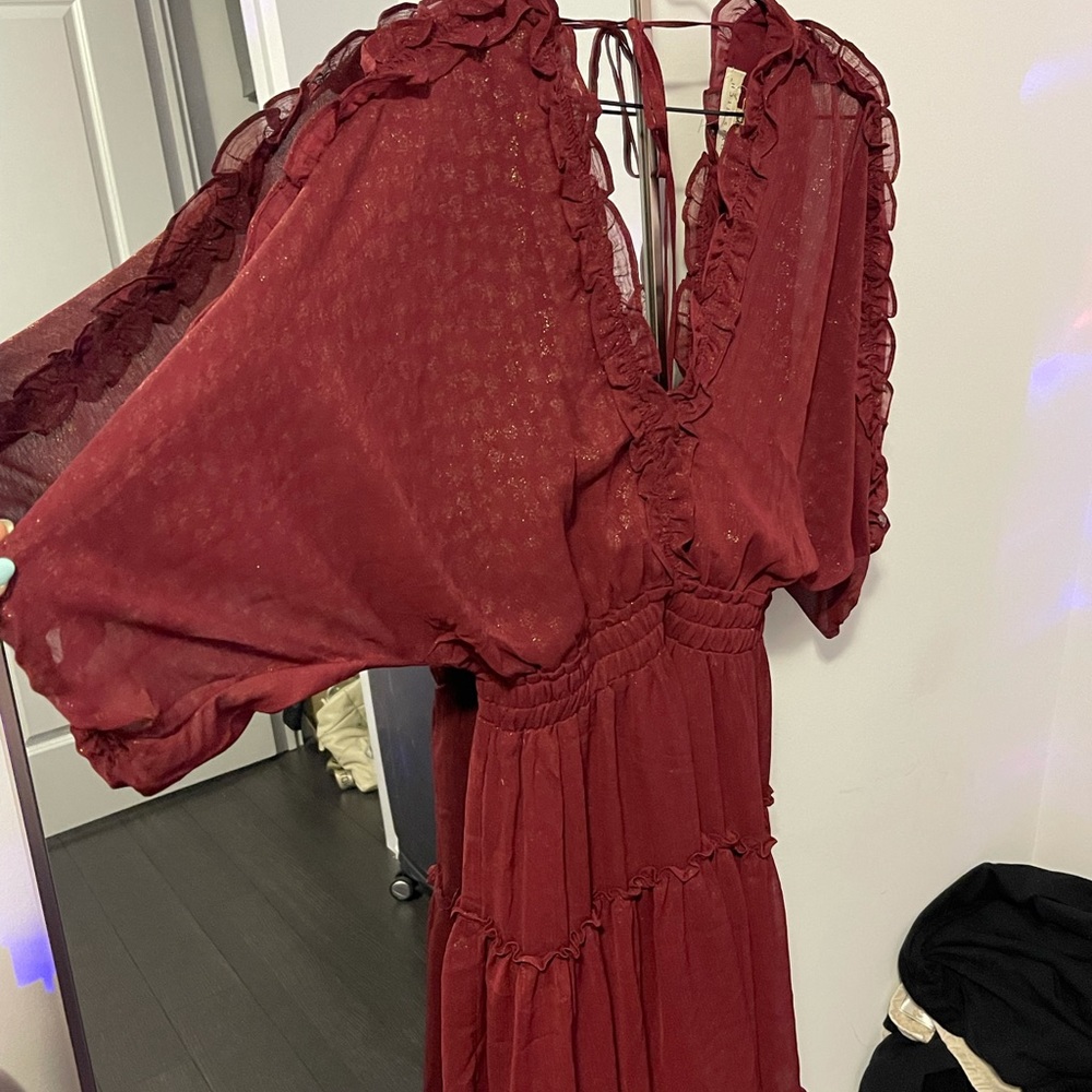 Magenta Full Sleeve Dress